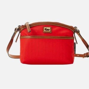 Dooney & Bourke Wayfarer Nylon Domed Crossbody Red